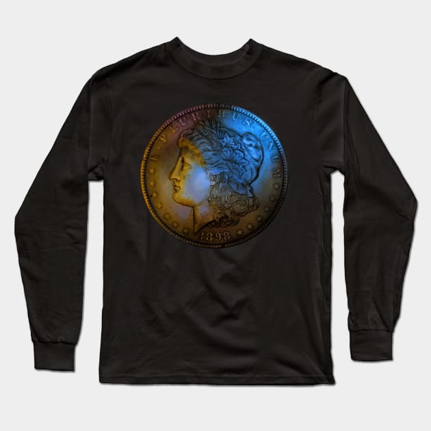 Midnight Morgan Long Sleeve T-Shirt by SharpGraphix